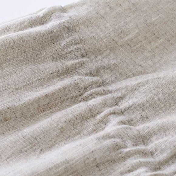 CHICWISH - V-Neck Buttoned Sleeveless Dress in Linen - XS - Picture 5 of 8